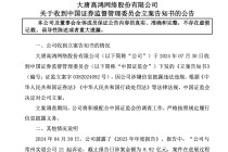 证监会出手，ST高鸿因涉嫌信披违法违规，被证监会立案 ！