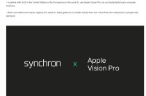 脑机接口浮现新应用 渐冻症瘫痪患者成功使用意念控制Vision Pro