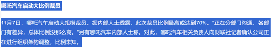 欠供应商4820万遭起诉，裁员、欠薪祸不单行，哪吒汽车：10月销量成谜，上市成唯一“救命稻草”！  第1张